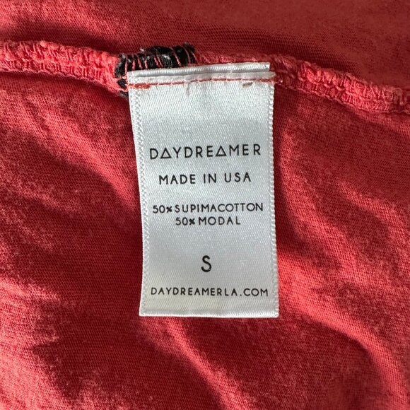 Daydreamer Bowie Ziggy Stardust Tour 72 Tank Top Crew Neck Cotton Blend Raw Edge - Picture 9 of 11